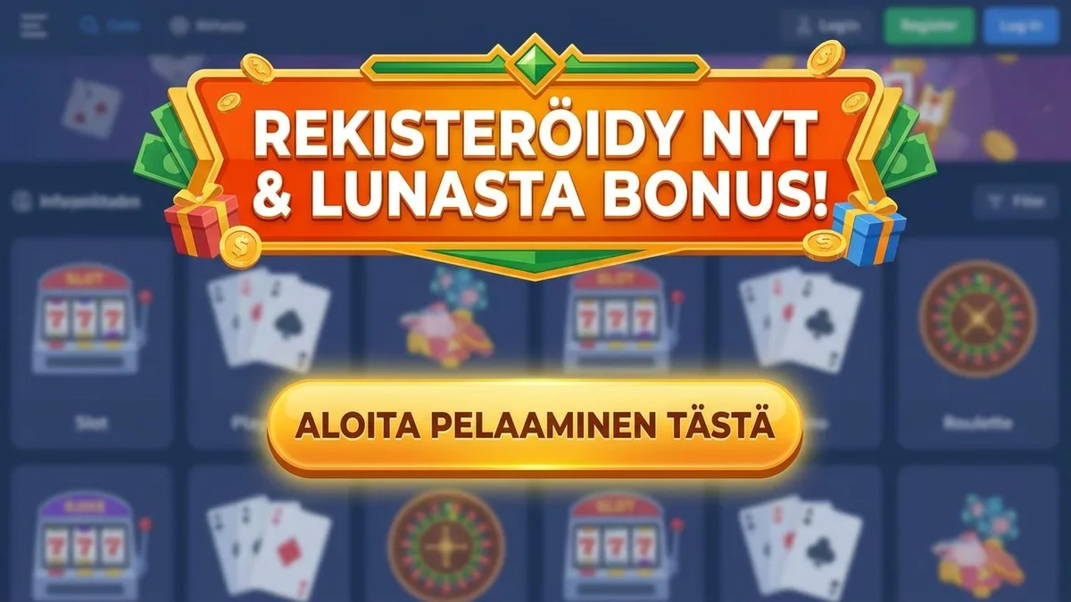Rekisteröidy bonuksella